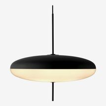 Gino Sarfatti Model No. 2065 Ceiling Light in Black and White for Astep