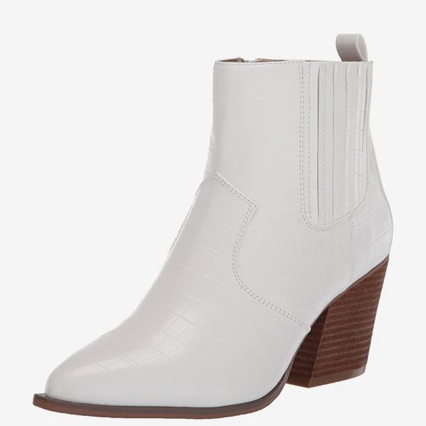 The Drop Sia Pointed Toe Western Ankle Boot