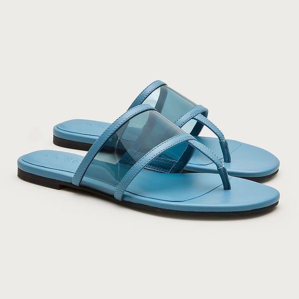 J.Crew Audrey Jelly Thong Sandals in Leather
