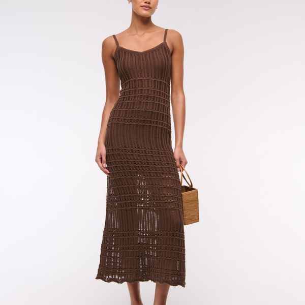 Abercrombie Crochet-Style Maxi Dress