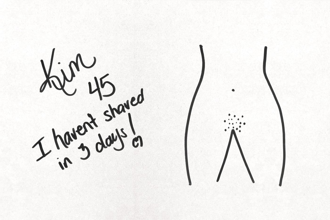 New York Women Draw Their Own Pubes