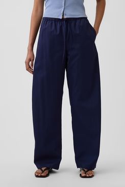 Gap Poplin Easy Barrel Pants