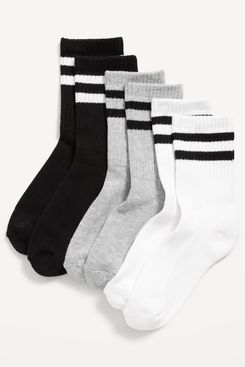 Old Navy Gender-Neutral Crew Socks 3-Pack for Kids