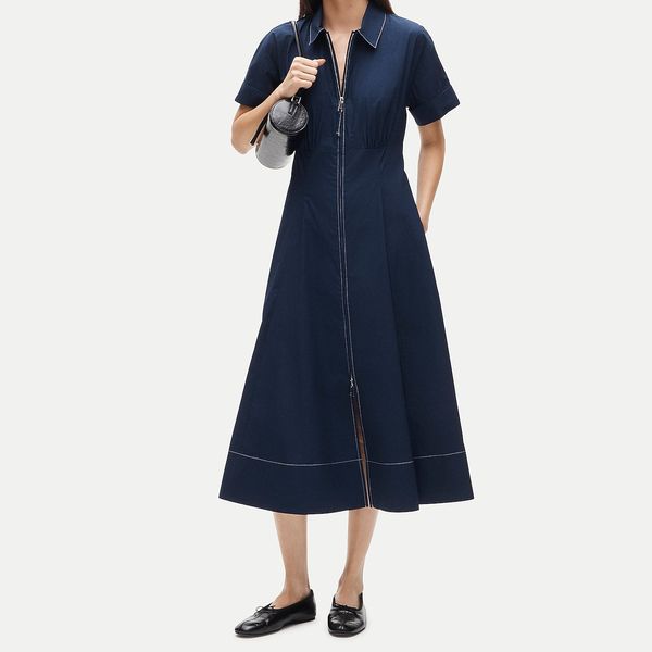 J.Crew Arden Shirt-Dress in Cotton Poplin