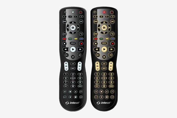 Inteset 4-in-1 Universal Backlit IR Learning Remote for use with Apple TV, Xbox One, Roku, Media Center/Kodi, Nvidia Shield, most Streamers and other A/V Devices