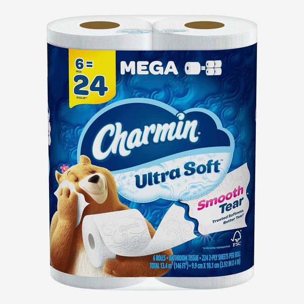 Charmin Ultra Soft Toilet Paper 6 Mega Rolls