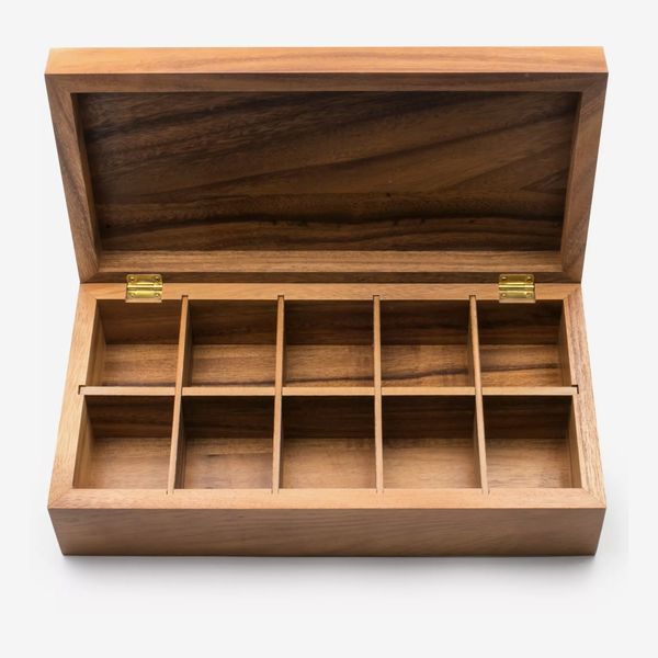 Ironwood Acacia Rectangular Tea Box