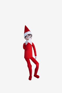 The Elf on the Shelf Poseable Christmas Decoration - Blue Eyed Boy, 5-ft