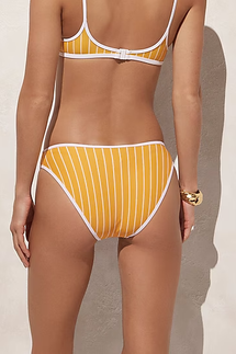 J.Crew ‘90s High-Leg Bikini Bottom in Stripe