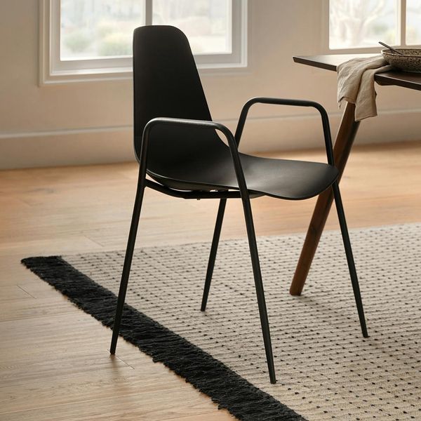Article Svelti Stackable Dining Armchair - Pure Black