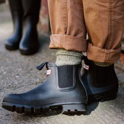 Chelsea boots men rain boots low bot warm boots male low bot water