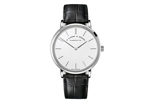 A Lange & Sohne Saxonia Thin Silver Dial 18K White Gold Men’s Watch