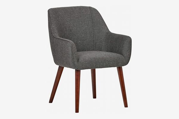 Rivet Julie Mid-Century Modern Slope Accent Kitchen Dining Room Chair