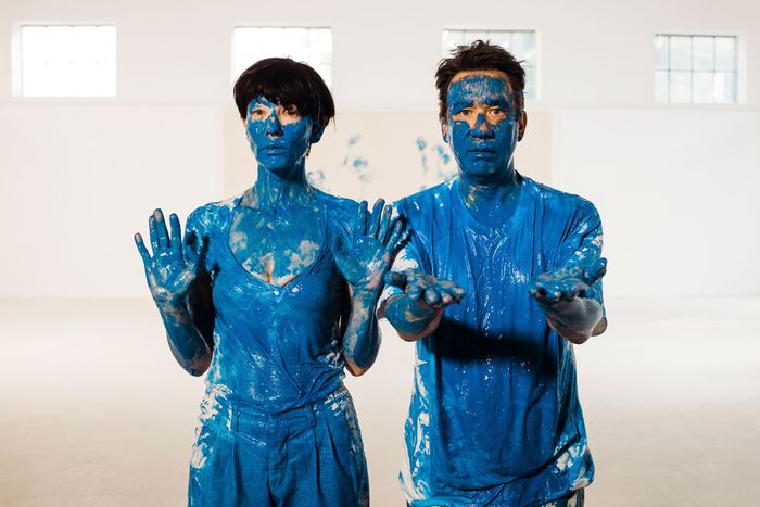 Cate Blanchett and Fred Armisen in <!-- raw HTML omitted -->Documentary Now!<!-- raw HTML omitted -->
