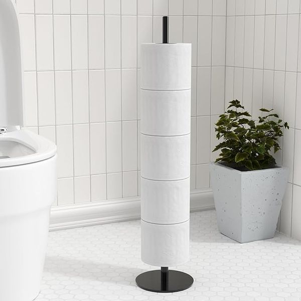 Niffgaff Black Toilet Paper Stand