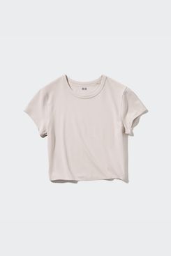 Uniqlo Ultra Stretch AIRism Cropped T-Shirt