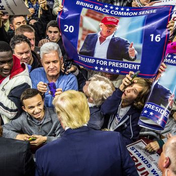 Donald Trump rally in Lowell, Mass., January 4, 2016