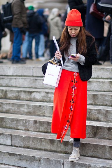 Street Style: The Opulent Clothes at Couture