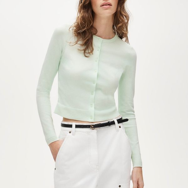 J.Crew Jackie Cardigan in Premium Ultra-Fine Cotton