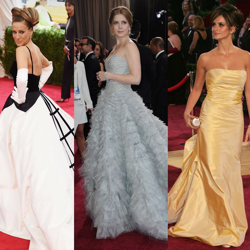 Oscar De La Rentas Most Iconic Red Carpet Gowns