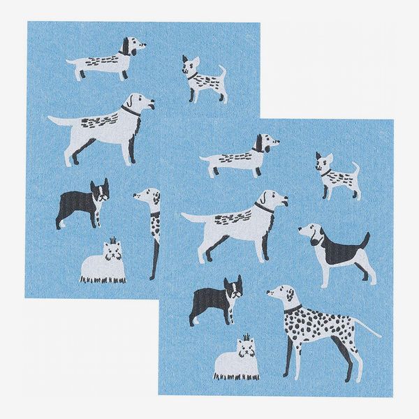 Now Designs Swedish Dishcloths Dog Days Print