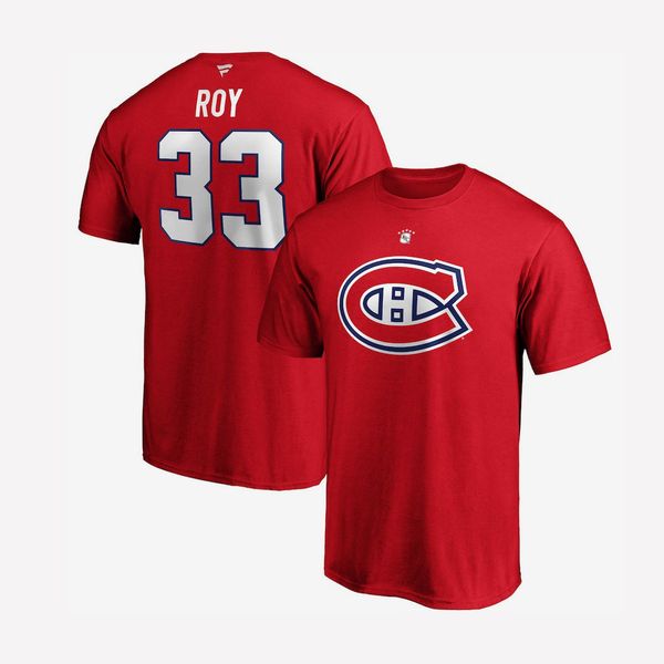 NHL Shop Men's Montreal Canadiens Patrick Roy Fanatics Branded T-Shirt