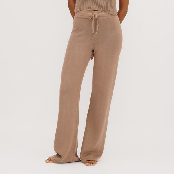 Organic Basics True Knit Wide Leg Pants