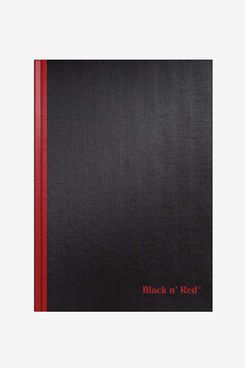 Black n' Red Hardcover Notebook, Casebound, Large