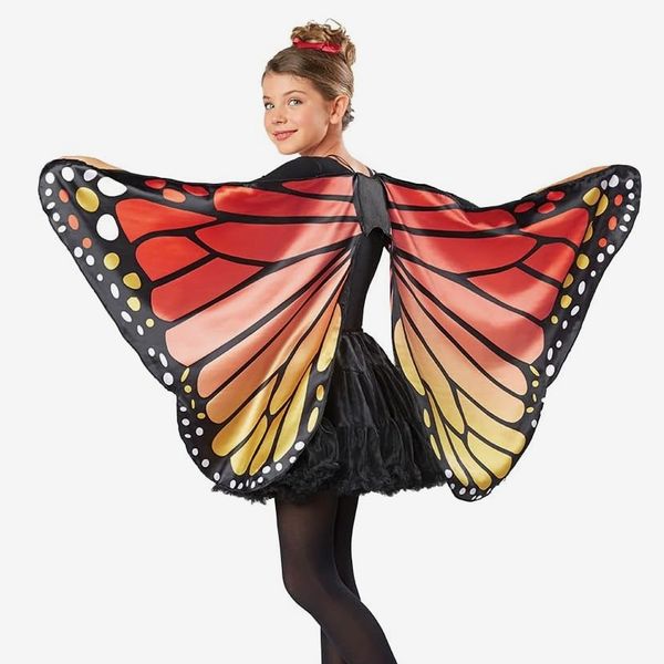 Kids Monarch Butterfly Cape Wings, One Size