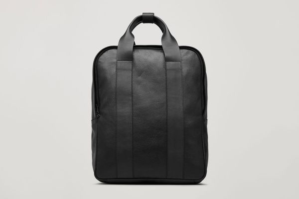 COS Grained Leather Tote Backpack