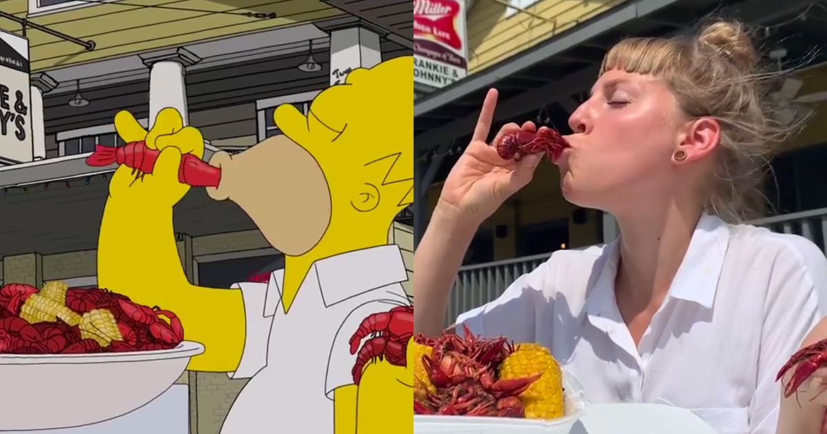 Swiss Tourists Recreate Homer Simpsons New Orleans Food Tour