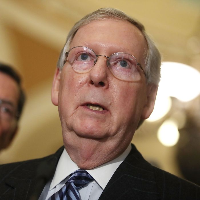 Mitch McConnell’s Trumpcare Plan Is to Lose Fast