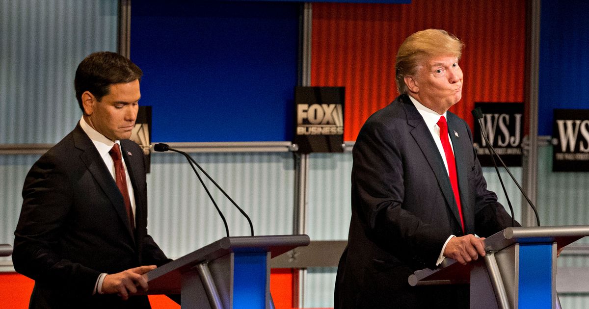 Trump And Rubio, Best Of Frenemies