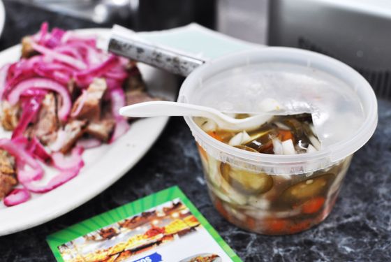 Grab some escabeche to keep it bright.