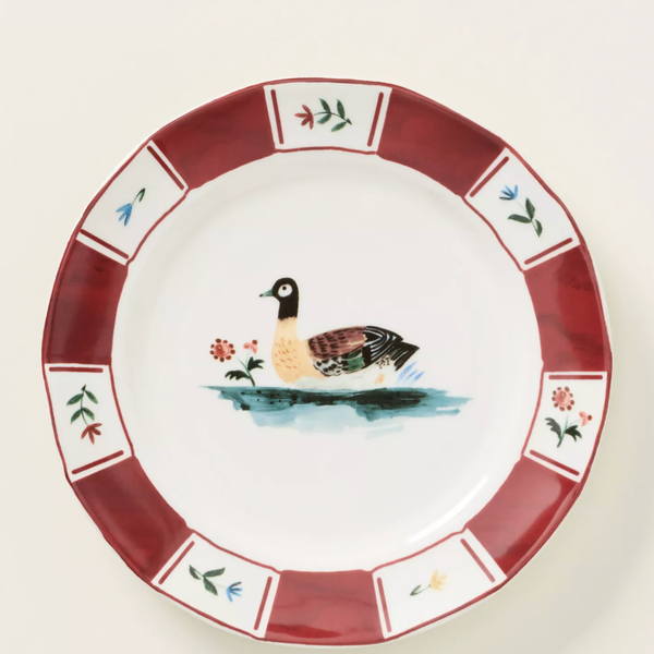 Anthropologie Alana Stoneware Dessert Plate
