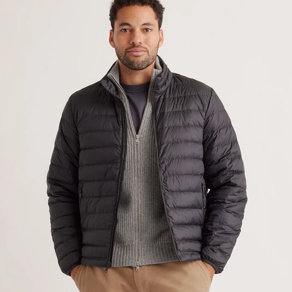 Quince Men's Lightweight Down Packable Puffer Jacket