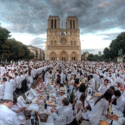 New Yorkers will soon emulate a massive Parisian picnic.
