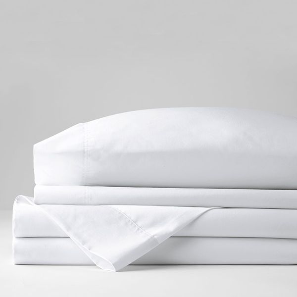 The Company Store Wrinkle-Free 300-Thread Count Cotton Sateen Sheet Set (Queen-Size)
