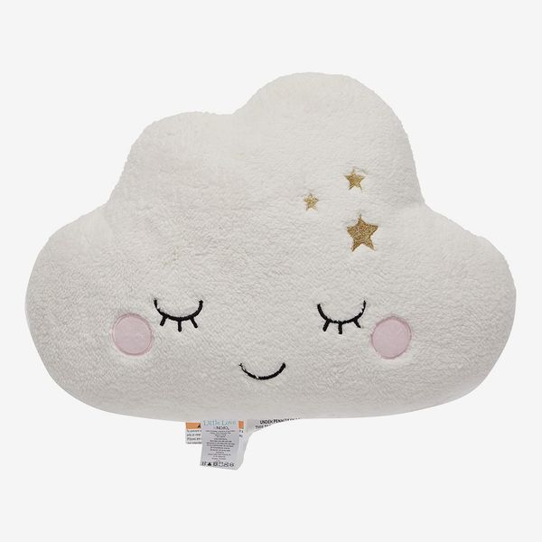 Little Love by NoJo Cloud Shaped Pillow, White