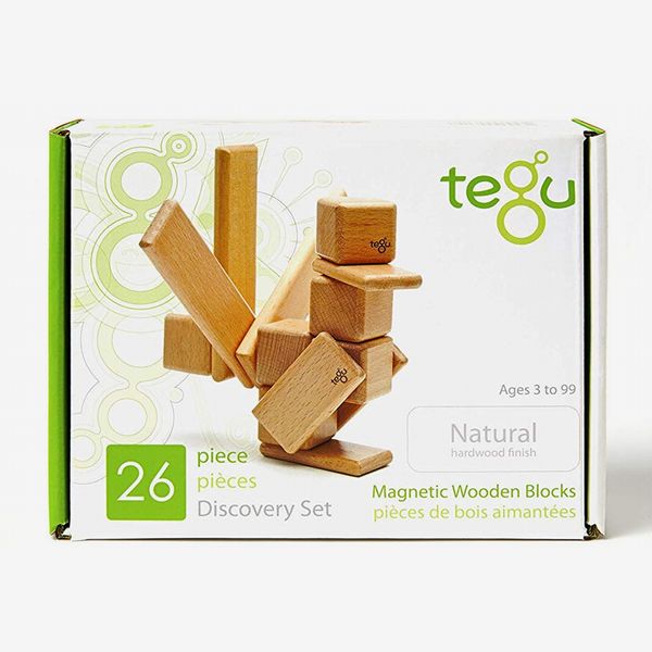 Tegu Magnetic Wooden Blocks 26-Piece Discovery Set