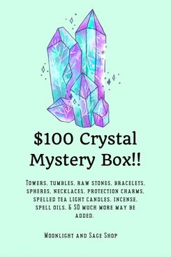 Moonlight and Sage $100 Crystal Mystery Bag