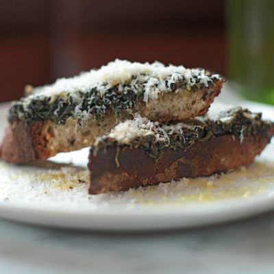 The nettle toast at Reynard.