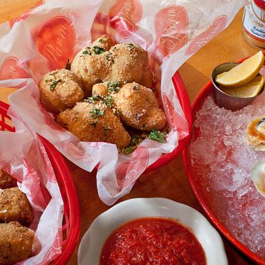 Part of the Italian-American spread.