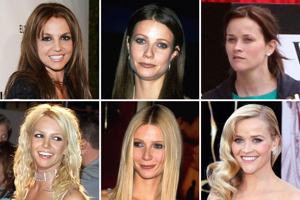 Blonde celebs who have gone brunette