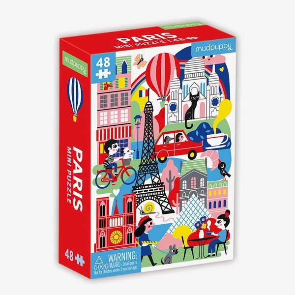 Mudpuppy Paris Mini Puzzle, 48 pieces