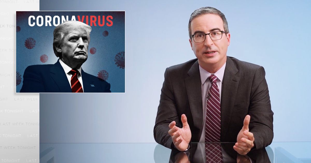 約翰·奧利弗（John Oliver）回顧了8個月的特朗普“驚人的” Covid-19'Covid-19'Covid'