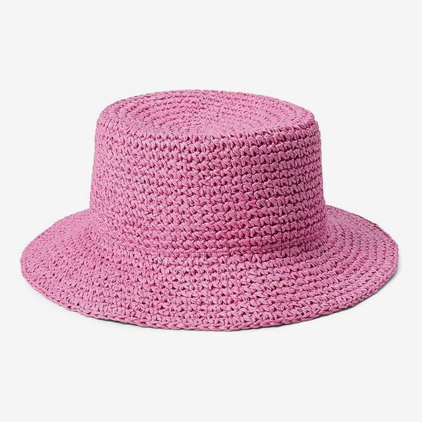 Madewell Straw Bucket Hat