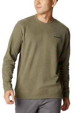 Columbia Men's Pine Peak Waffle-Knit Sweatshirt