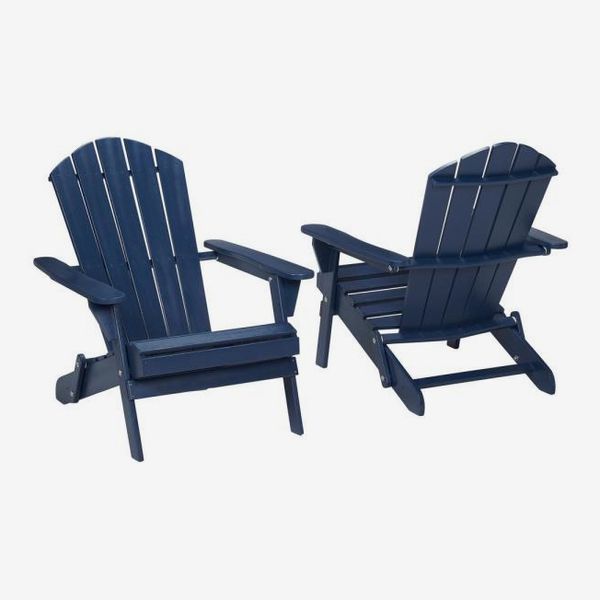Hampton Bay Adirondack Folding Wood Chairs (Set of 2)