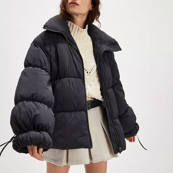 Free People Solid Cotton Candy Puffer